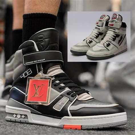 Virgil Abloh Louis Vuitton AVIA 880 Comparison